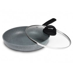 Tigaie GRANIT 24 cm cu maner detasabil